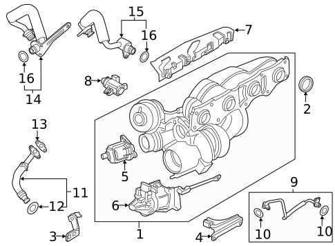 Turbo Charger for 2014 BMW 428i #0