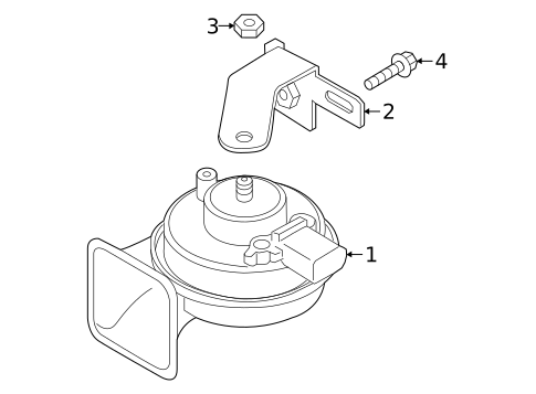 Horn for 2025 Audi Q3 #0