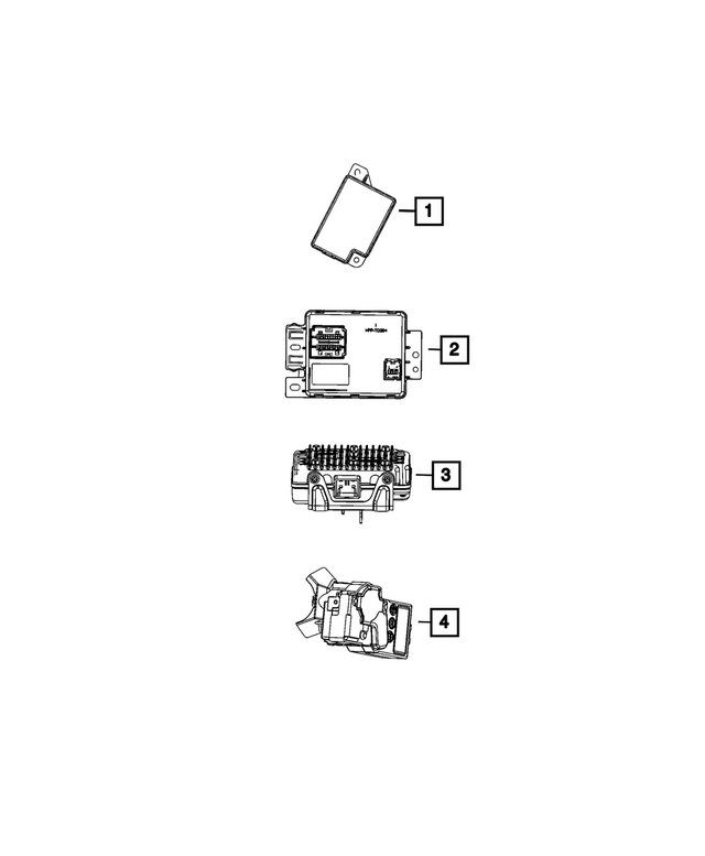 68461216AE - Electrical: A/c And Heater Module for Mopar Image