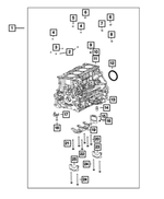 68043497AA - 2.4L I4 Gas; Engine: Plug for Mopar Image