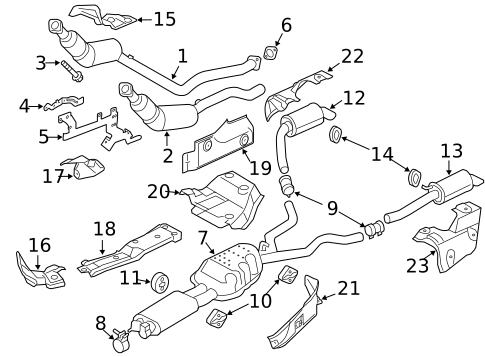 Brackets, Flanges & Hangers for 2010 Land Rover Range Rover Sport #0