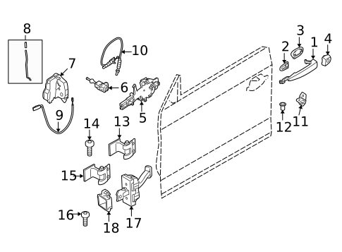 Lock & Hardware for 2019 BMW 440i xDrive Gran Coupe #0