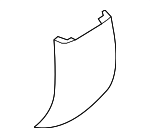 AH6Z54045E24DD - Body: Back Panel for Lincoln: MKZ Image