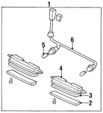 34100SX0A01 - : License Lamp for Honda Image