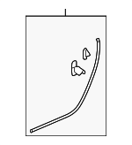 72869SJAA01 - Body: Lower Seal for Acura Image