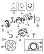 5037458BD - 6.1L Gas; Engine: Crankshaft for Mopar Image