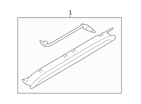 High Mounted Stop Lamp for 2015 Volkswagen GTI #0