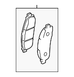 D10603LM1C - : Front Pads for Nissan Image