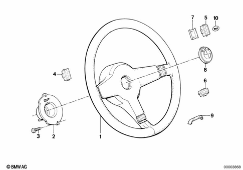 Steering Wheel for 1992 BMW 535i #0