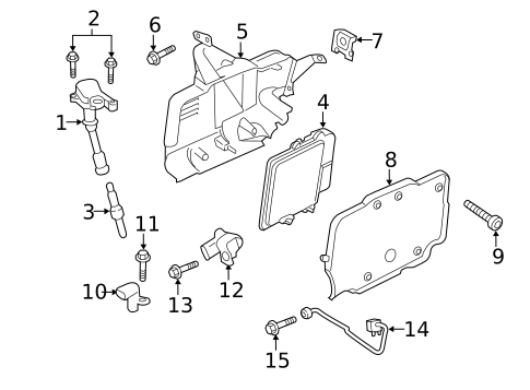 Sensors for 2017 Ford Escape #0