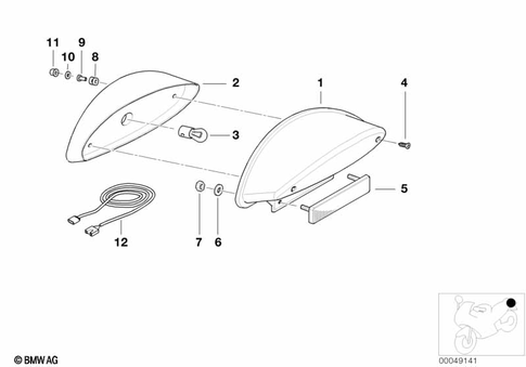 Taillights for 2001 BMW-Motorrad F 650 GS #0