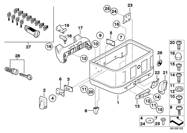 71607668682 - : Base for BMW-Motorrad Image