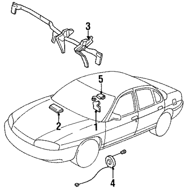 16868579 - Electrical: Driver Air Bag for GM Image