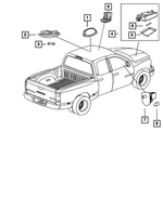 68154165AA - Electrical: Led Lamp for Mopar Image