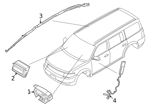 Air Bag Components for 2012 Ford Flex #0