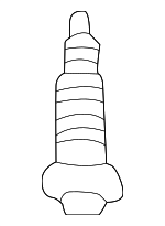 MU000241 - Electrical: Fog Light Screw for Mopar Image