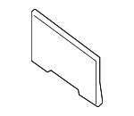 51138073421 - Body: License Bracket for BMW: 740i, 740i xDrive, 745e xDrive, 750i xDrive, M760i xDrive Image