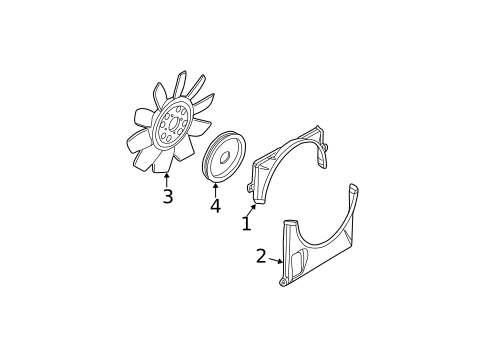 Cooling Fan for 2002 Ford Explorer #0