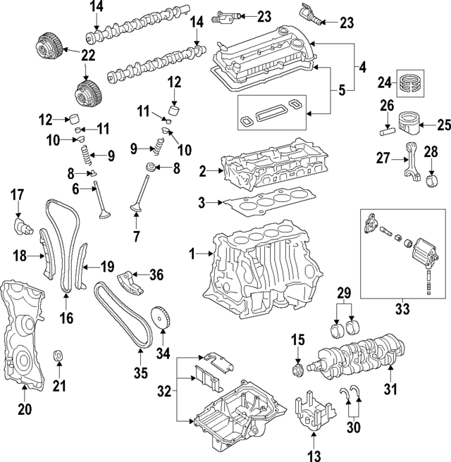 EJ7Z6051D - Engine: Head Gasket for Ford Image