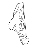 3C8802123 - Body: Inner Pillar for Volkswagen: CC Image