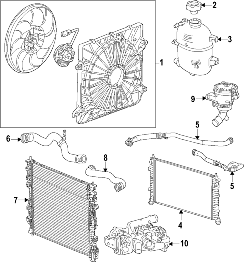 Cooling System for 2019 Chevrolet Silverado 1500 #4