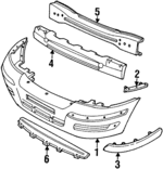 1F2Z17D957KAA - Body: Bumper Cover for Ford: Windstar Image
