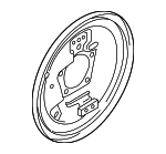 47044WB001 - Brakes: Backing Plate for Scion: iA | Toyota: Yaris, Yaris iA Image