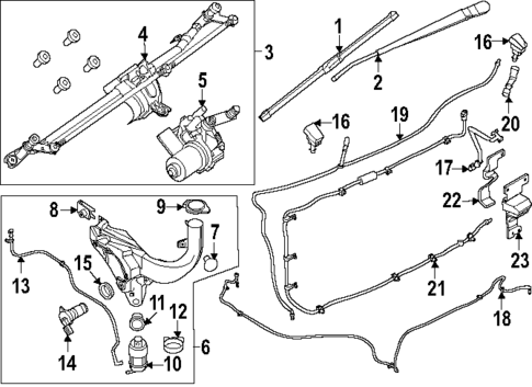 Wiper & Washer Components for 2023 Ford F-150 #0