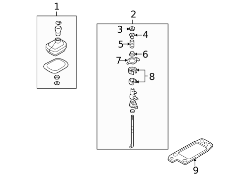 Center Console for 2009 Volkswagen Rabbit #0