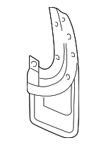 7662535200 - : 2006-2009 Toyota 4Runner - Mud Flap (Right, Rear) for Toyota: 4Runner Image