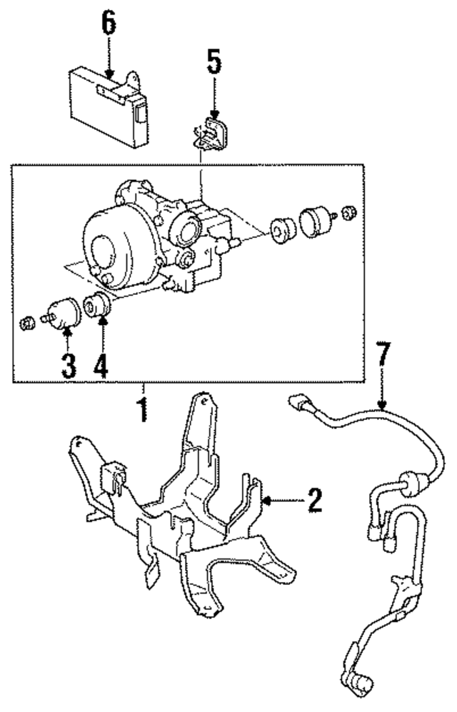 4454606010 - : ABS Modulator Insulator for Toyota Image