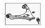 MCF2638 - Suspension: Motorcraftâ„¢ Lower Control Arm for Ford Image