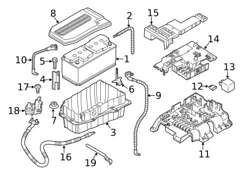 Battery for 2018 Porsche Cayenne #8