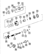 4338936 - Transfer Case Model 233 [DHT]: Transfer Case Oil Pump for Mopar Image image