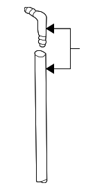 441915505 - : Drain Hose for Audi: 80, 80 Quattro, 90, 90 Quattro, A4, A4 Quattro, Allroad Quattro, S4 Image