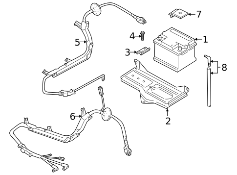 Battery for 2001 Audi A4 Quattro #0