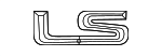 7544150070 - Body: Nameplate for Lexus: LS430 Image