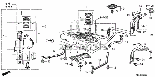 Fuel Tank for 2011 Honda Accord #0