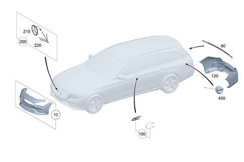Outside Attachment Parts for 2026 Mercedes-Benz CLA250 #0