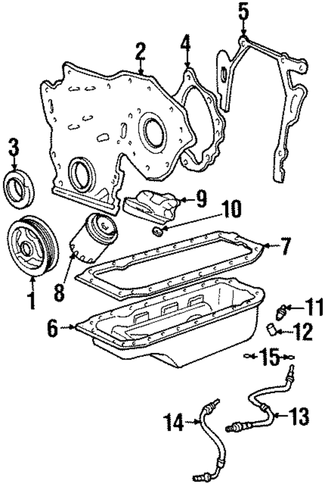 3522956 - Engine: Engine Water Pump Gasket for GM Image