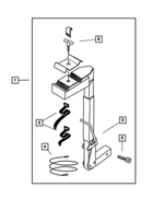 4762882 - Mopar Accessories - Component Parts: Bike Carrier Handle Lock Kit for Mopar Image