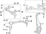 54505JI550 - Suspension: Ft Lower Control Arm for Hyundai Image