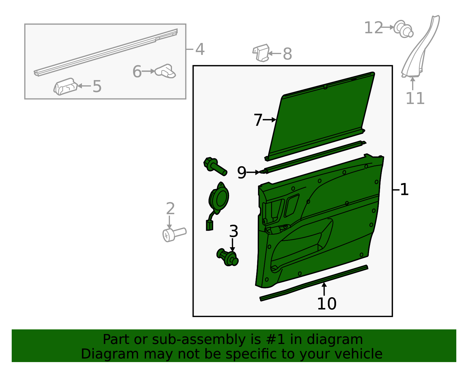 67690-08212-B0 - Door Trim Panel 2011-2014 Toyota Sienna | Longo