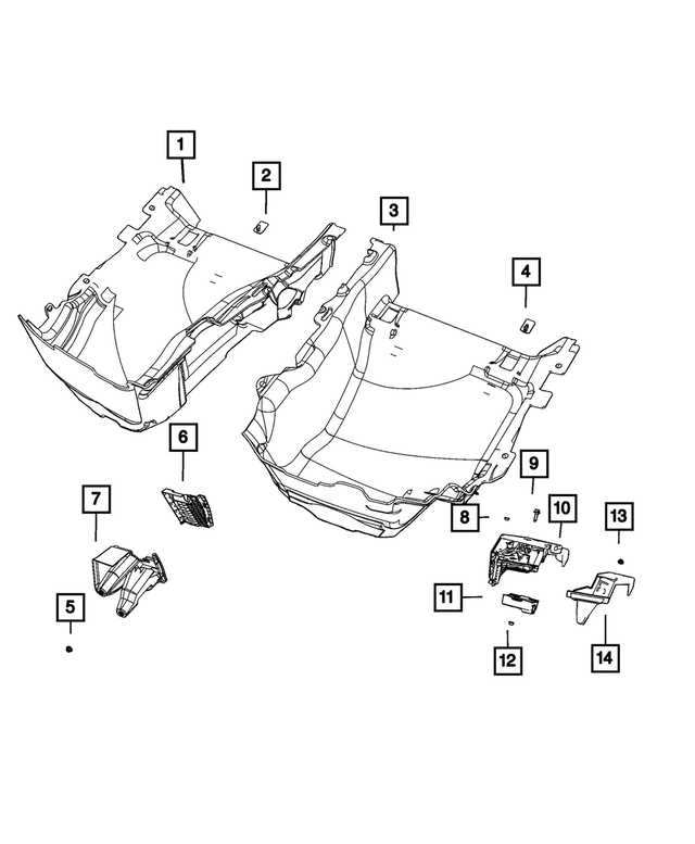 1NG38LC5AG - Interior Trim: Front Floor Carpet for Mopar Image