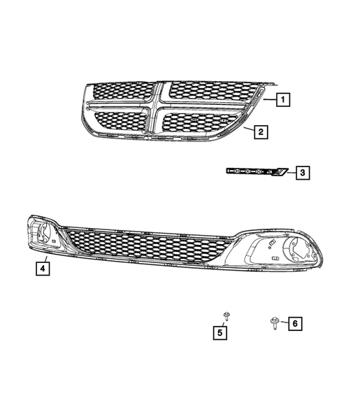 Grilles for 2020 Dodge Grand Caravan #0