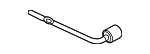 91313B010 - Body: Lug Wrench for Genesis: G70, G80, G90 | Hyundai: Elantra, Elantra Coupe, Elantra GT, Elantra N, Equus, Genesis, Genesis Coupe, Kona, Santa Cruz, Santa Fe, Sonata, Venue, Veracruz Image