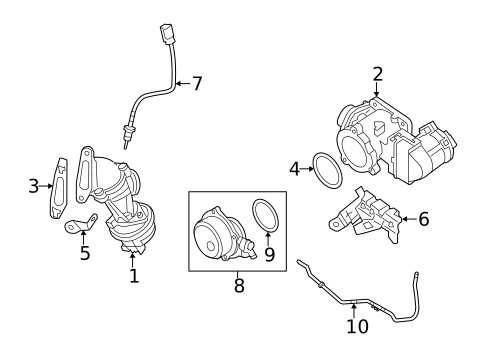 Throttle Body for 2013 BMW X5 #0