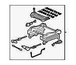 81536SJCA31 - Body: Seat Adjust Assembly for Honda: Ridgeline Image