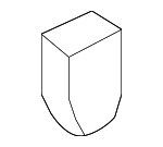 81252SDBA71ZM - Body: Seat Switch Knob for Honda: Ridgeline Image