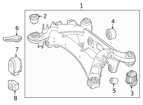 Suspension Mounting for 2018 Mercedes-Benz E 300 #0